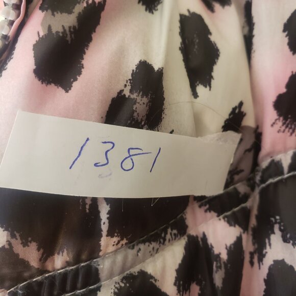 Justice Girls Leopard Print Winter Jacket Faux Fur Hood Interior Size L 12 14 - Picture 10 of 10